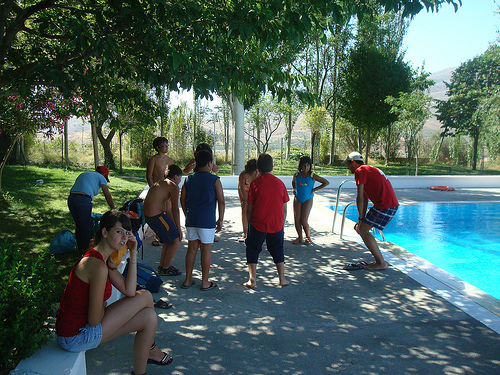 natacion escuela de verano por Album de fotos de deportes de Abla - Almeria.