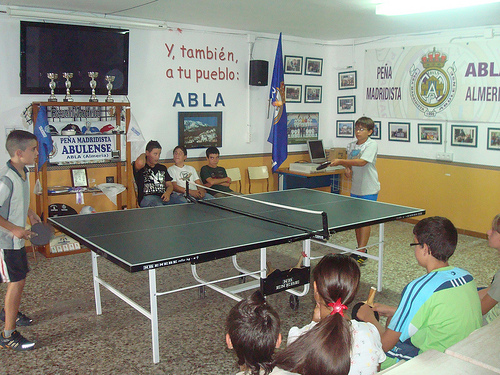 PING PONG 2010 por Album de fotos de deportes de Abla - Almeria.
